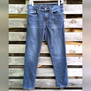 Aeropostale Mens Slim Blue Denim Jeans 28 waist 29 Length Dark Wash